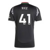 Camiseta de fútbol Arsenal Rice 41 Segunda Equipación 2024-25 - Hombre